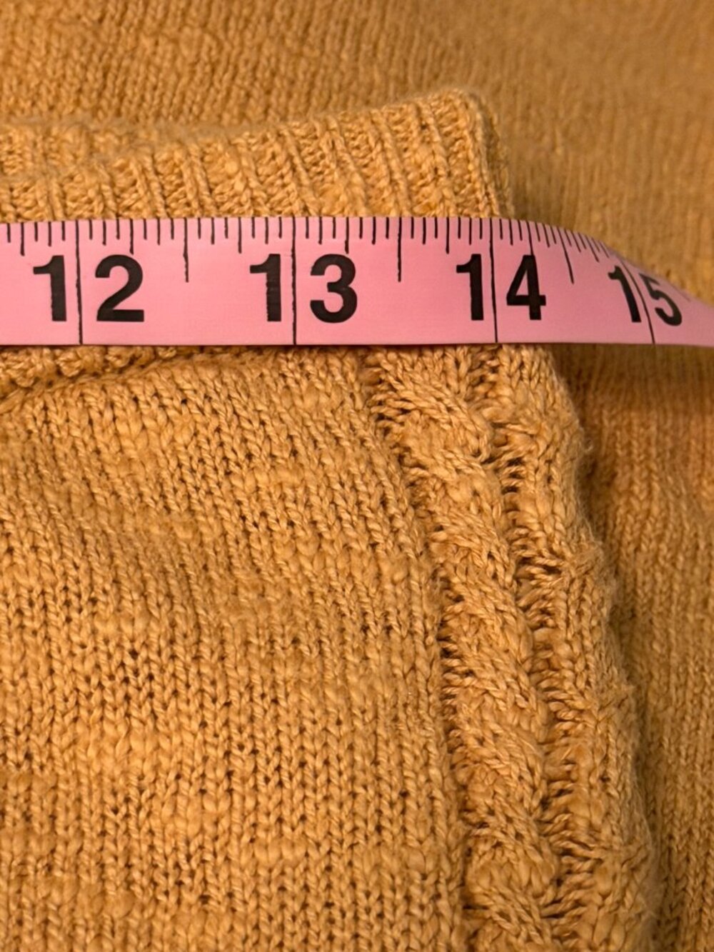Spell & The Gypsy Yellowstone Knit Pants Caramel Medium Cable Knit Cotton EUC - Picture 8 of 12
